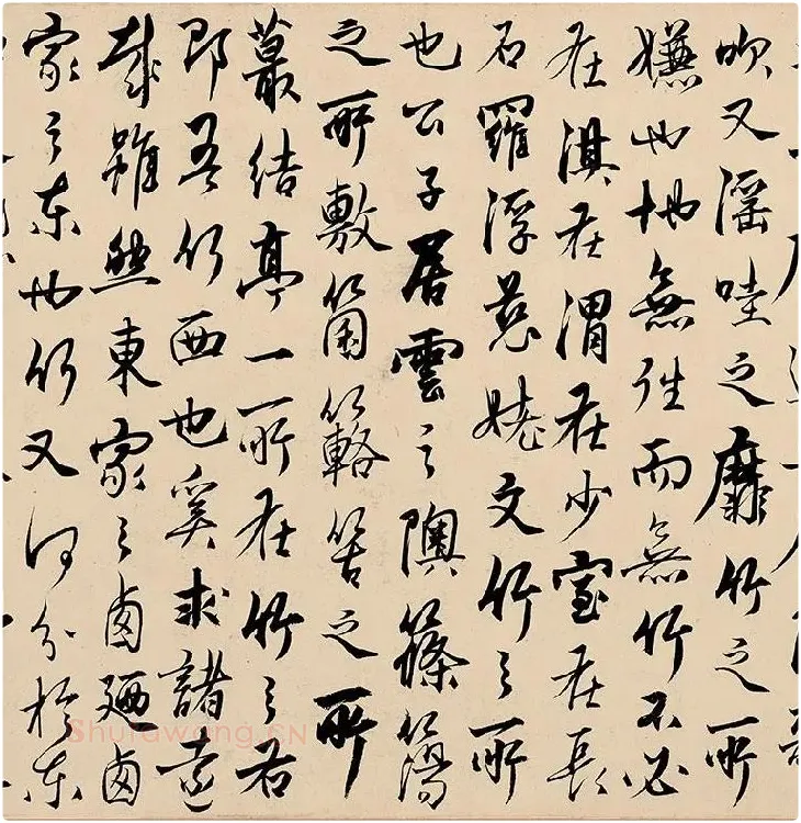 杨维桢行书《竹西草堂记题卷》_05
