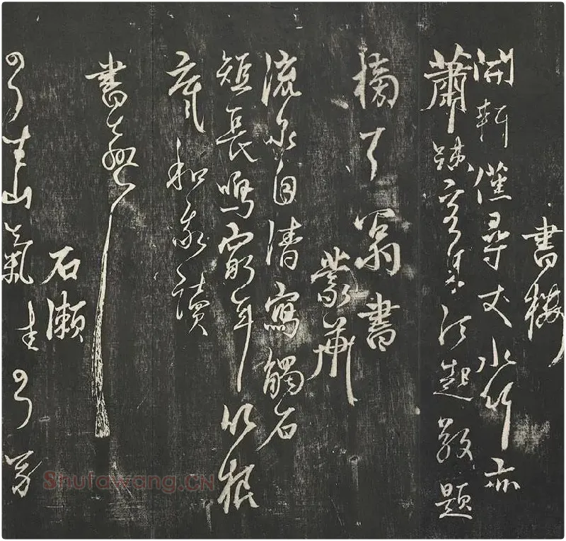 杨维祯墨拓行草书字帖《书张南轩城南诗》_09