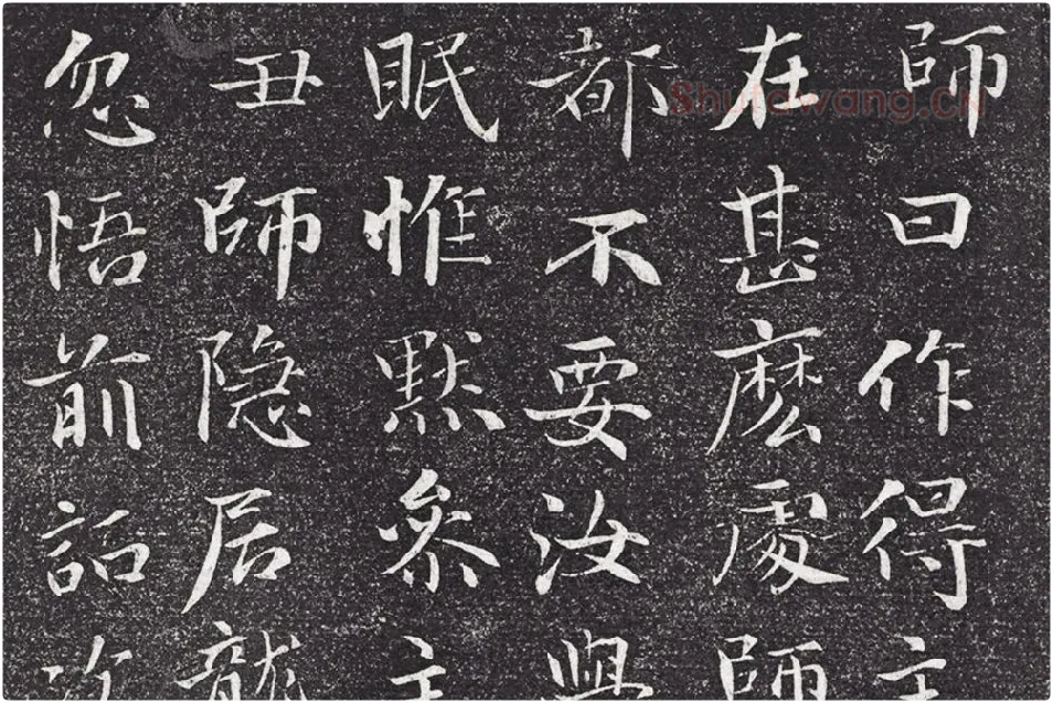 赵雍行楷书《书杭州天目高峰禅师原妙传》局部 (3)