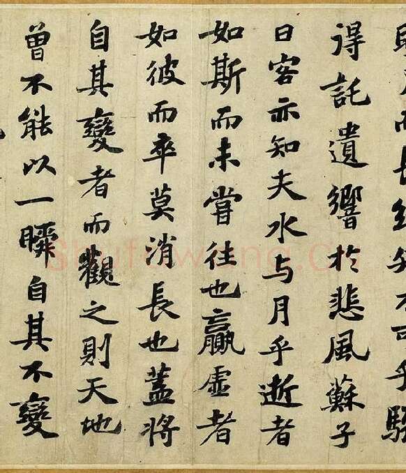苏轼行楷书《前赤壁赋》全卷_10