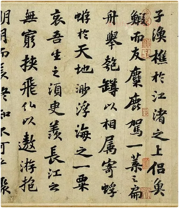 苏轼行楷书《前赤壁赋》全卷_11