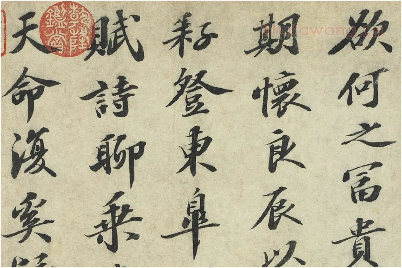 苏轼行楷书《书归去来辞》局部 (5)