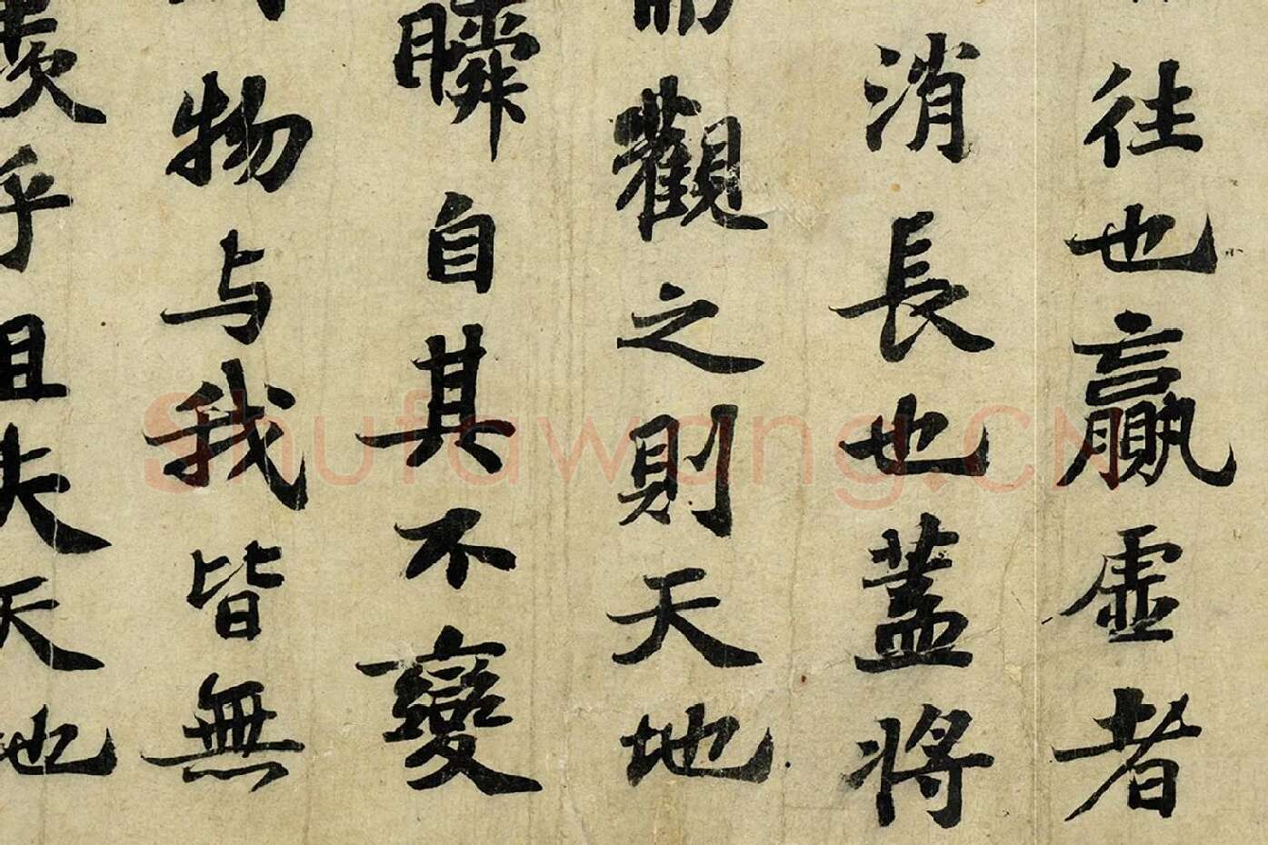 苏轼行楷书《前赤壁赋》高清局部 (7)