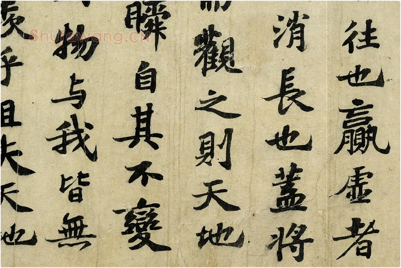 苏轼行楷书《前赤壁赋》高清局部 (7)
