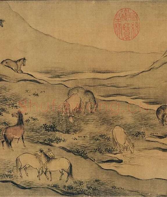 赵构书马和之画《鲁颂三篇》卷_15