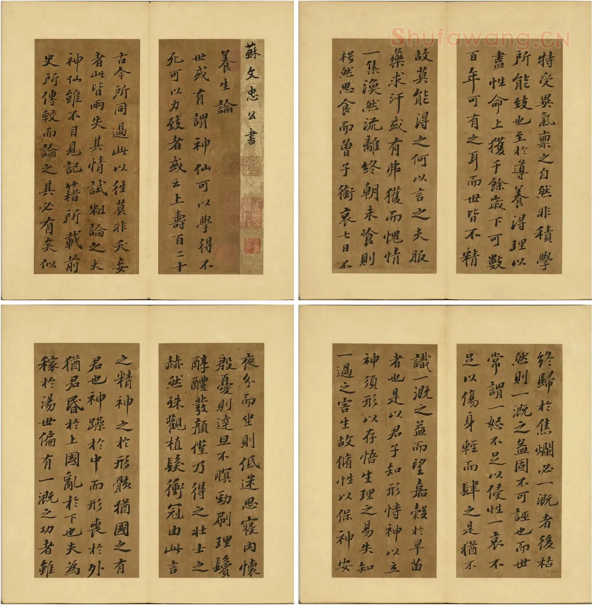 苏轼行楷书《养生论》_01