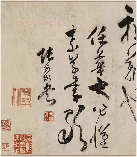 张弼草书《怀素上人草书歌卷》_01