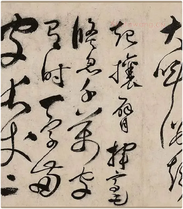 张弼草书《怀素上人草书歌卷》_14