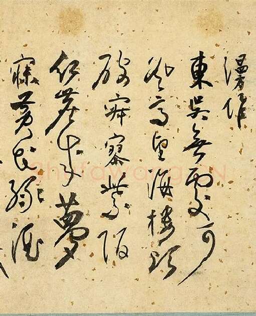 张弼《草书杂书卷》_18