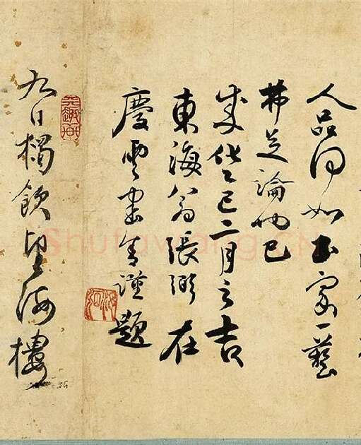 张弼《草书杂书卷》_19