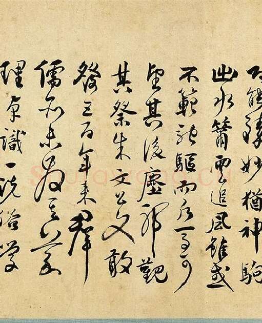 张弼《草书杂书卷》_20