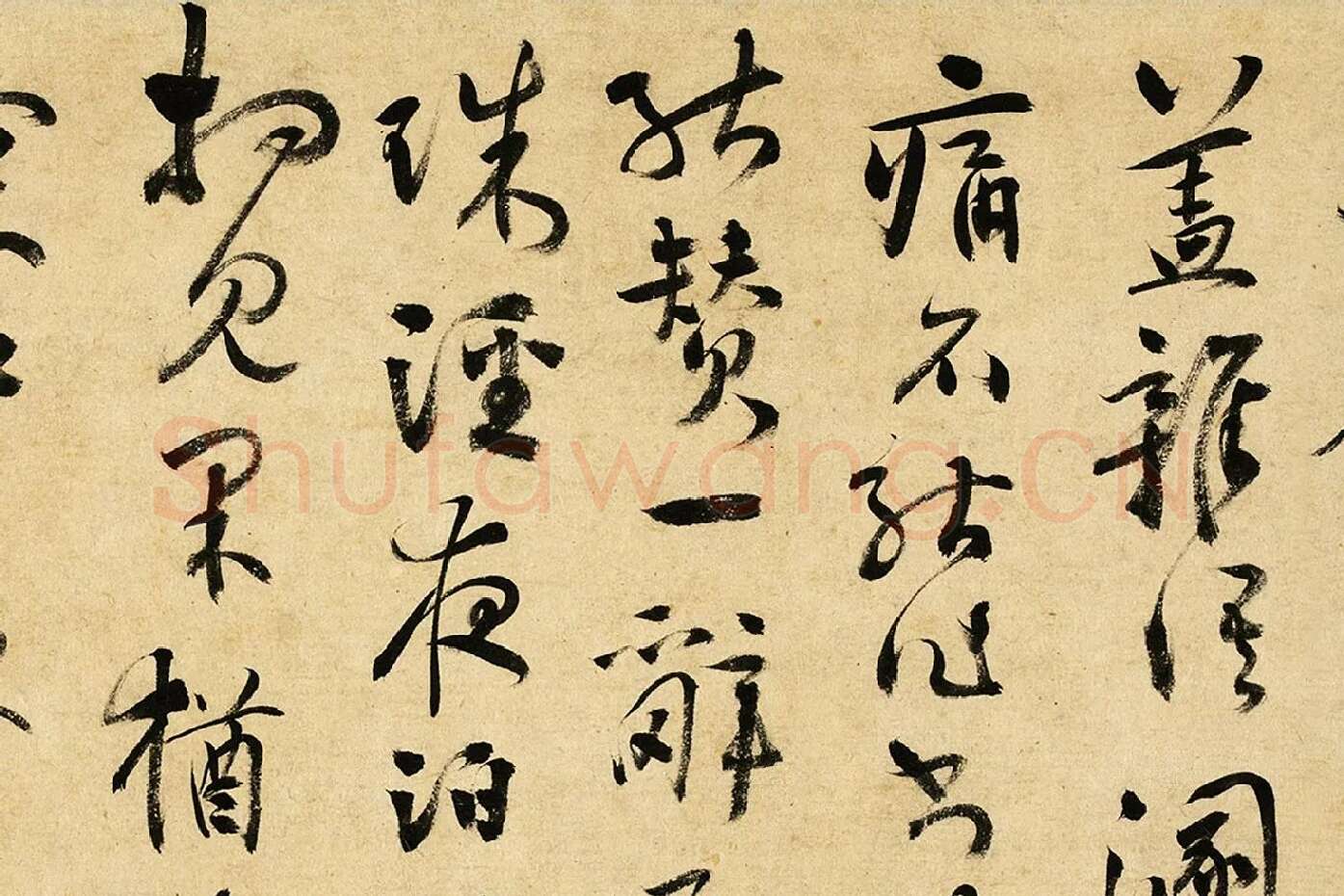 张弼草书《杂书卷》局部 (14)