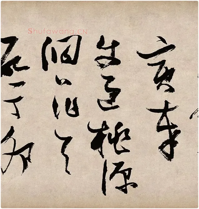 张瑞图草书《桃源洞口诗》_04