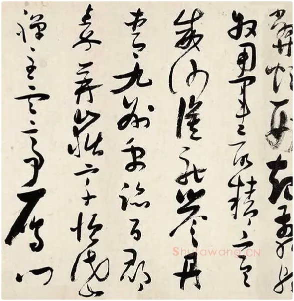 张瑞图《草书千字文卷》_15