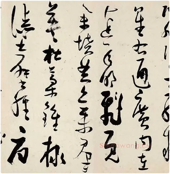 张瑞图《草书千字文卷》_19