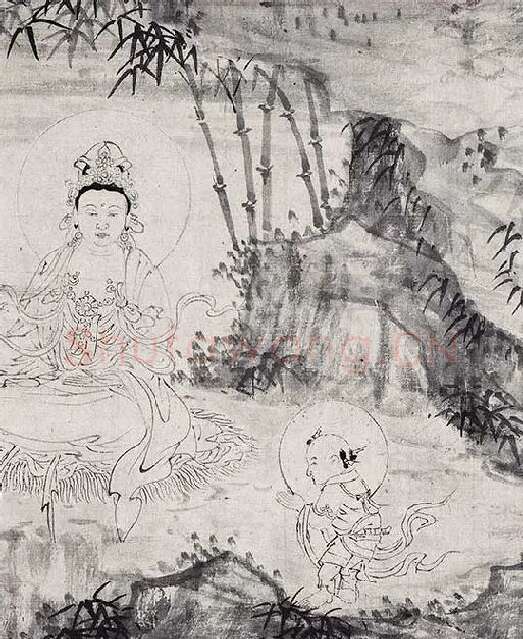 王绂《画观音书金刚经合璧卷》_29