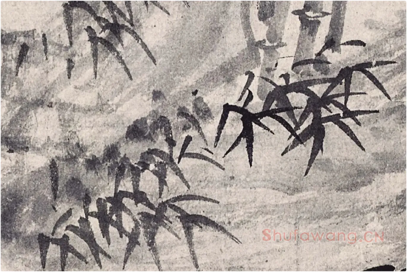王绂《画观音书金刚经合璧卷》高清大图局部 (3)