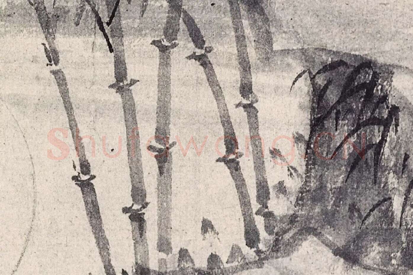 王绂《画观音书金刚经合璧卷》高清大图局部 (4)