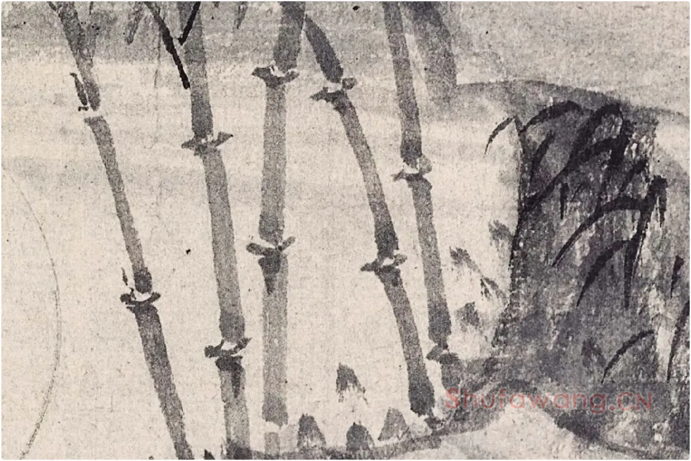 王绂《画观音书金刚经合璧卷》高清大图局部 (4)