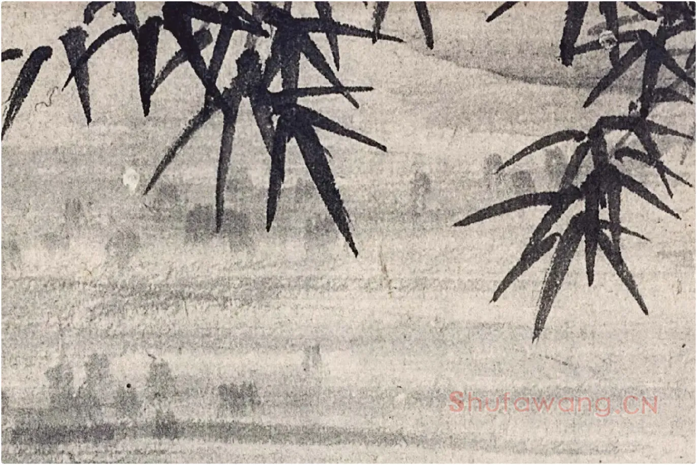 王绂《画观音书金刚经合璧卷》高清大图局部 (5)