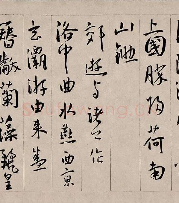 王宠行书《西苑诗》卷_05