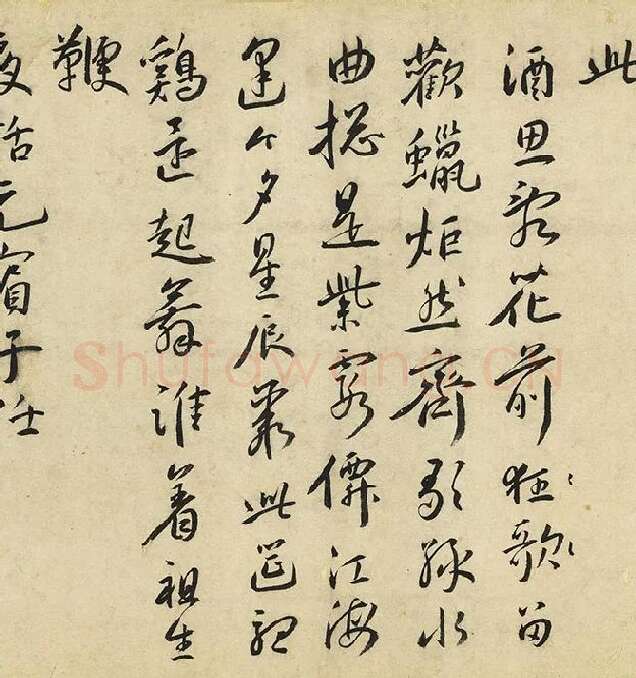 王宠行书《书杂诗卷》_12