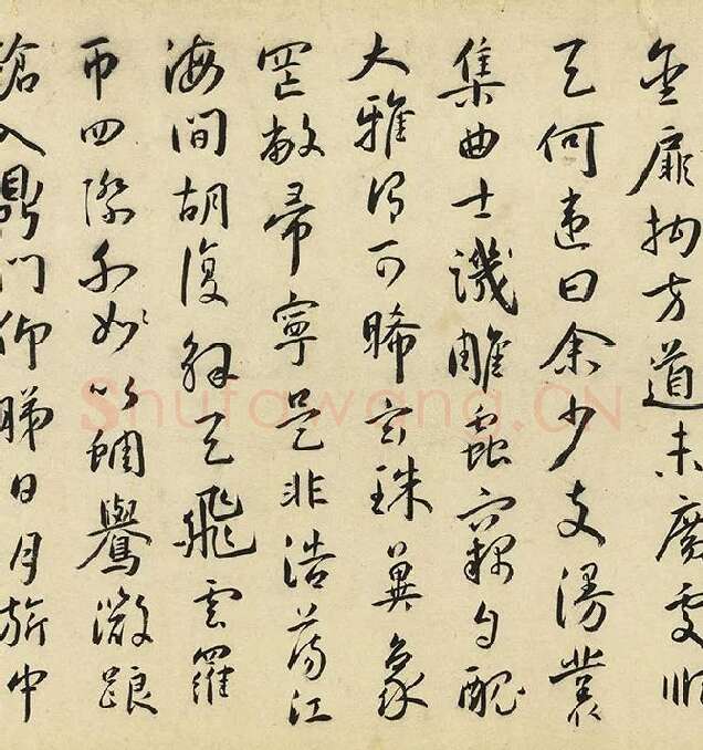 王宠行书《书杂诗卷》_15