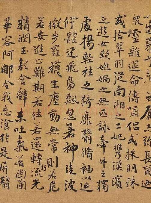 祝允明行楷书《洛神赋》_06