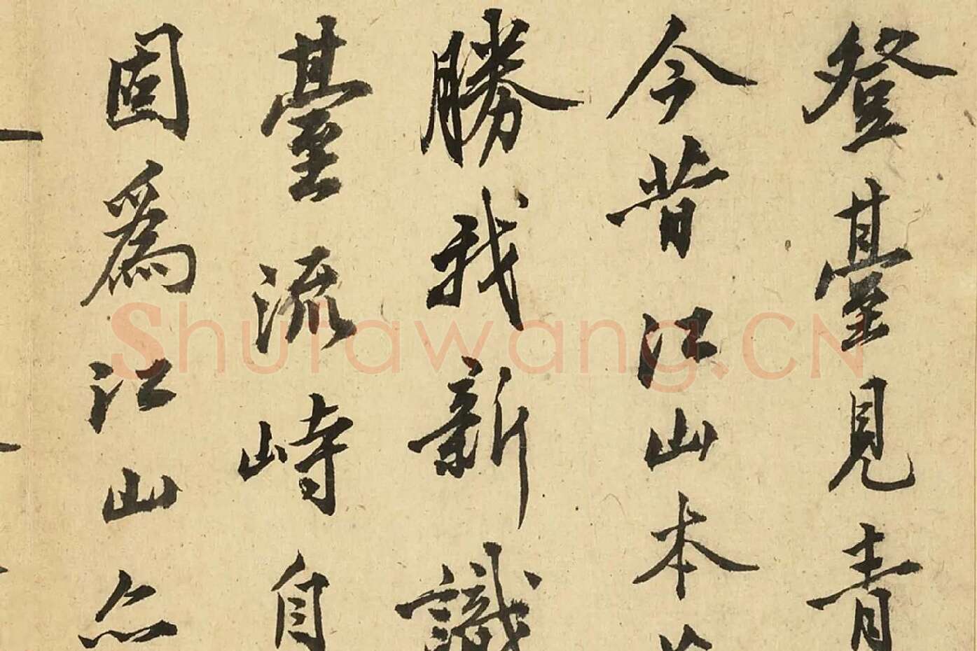 沈周行书《自书诗册》局部 (8)