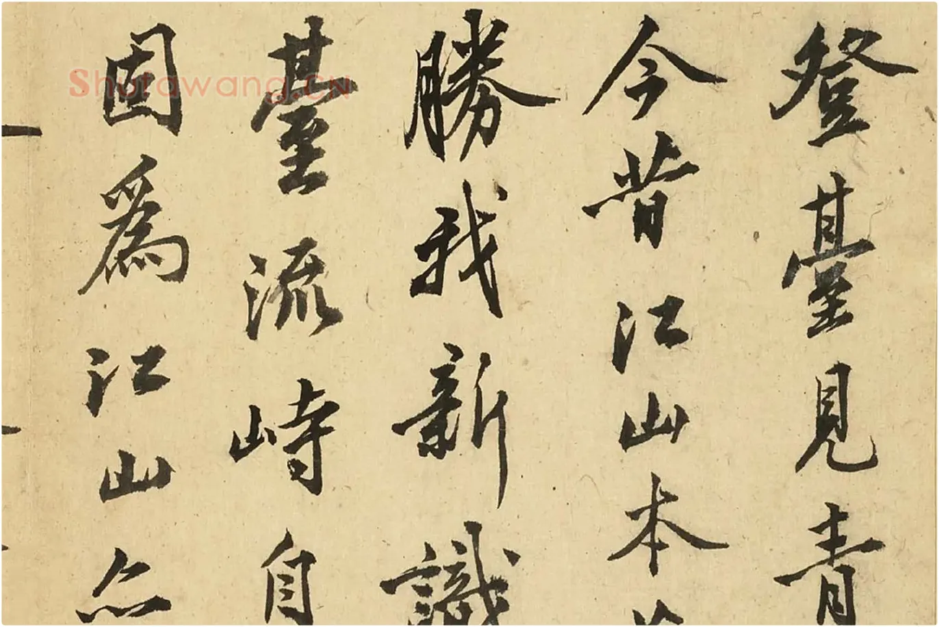 沈周行书《自书诗册》局部 (8)