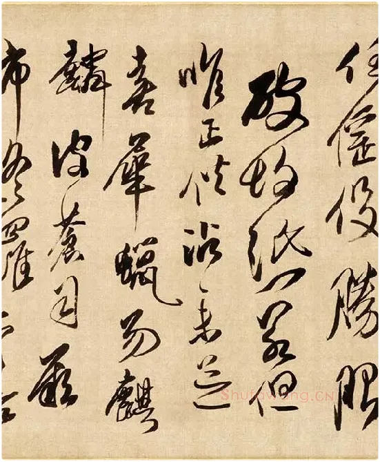 傅山草书《贺毓青丈五十二得子诗》_07