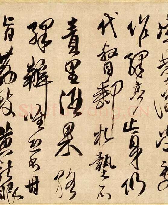 傅山草书《贺毓青丈五十二得子诗》_12