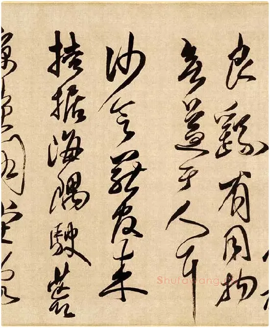 傅山草书《贺毓青丈五十二得子诗》_13