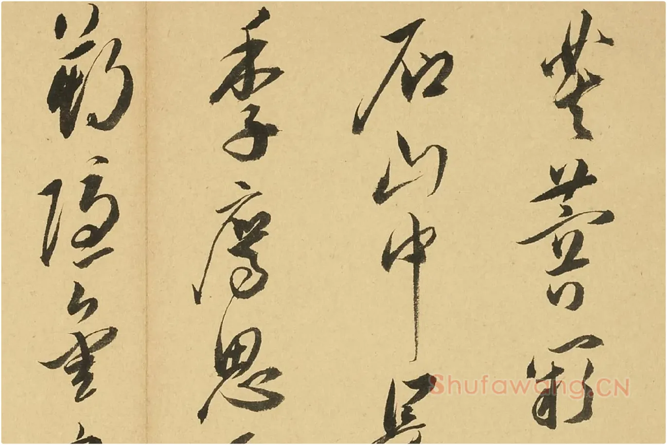王宠行书书诗局部 (3)