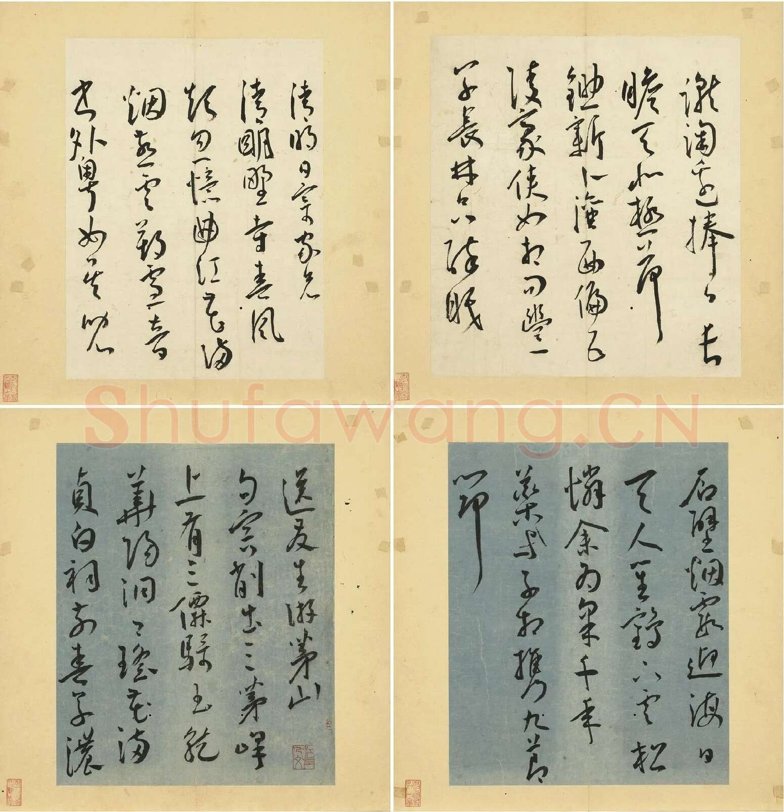 王宠草书《书杂诗册》_02