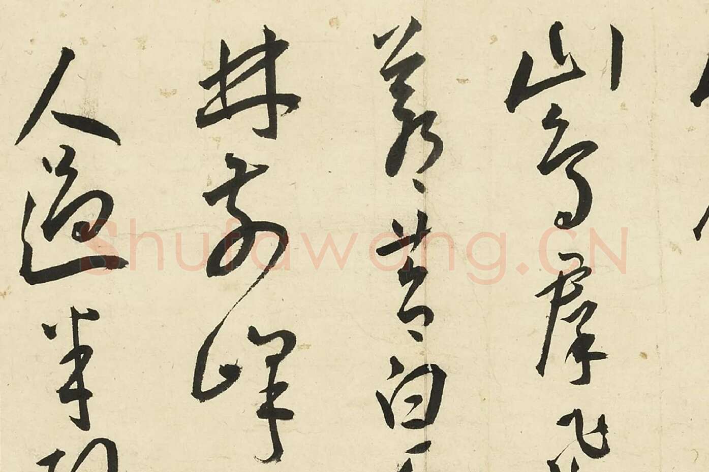 王宠草书《书杂诗册》局部 (3)