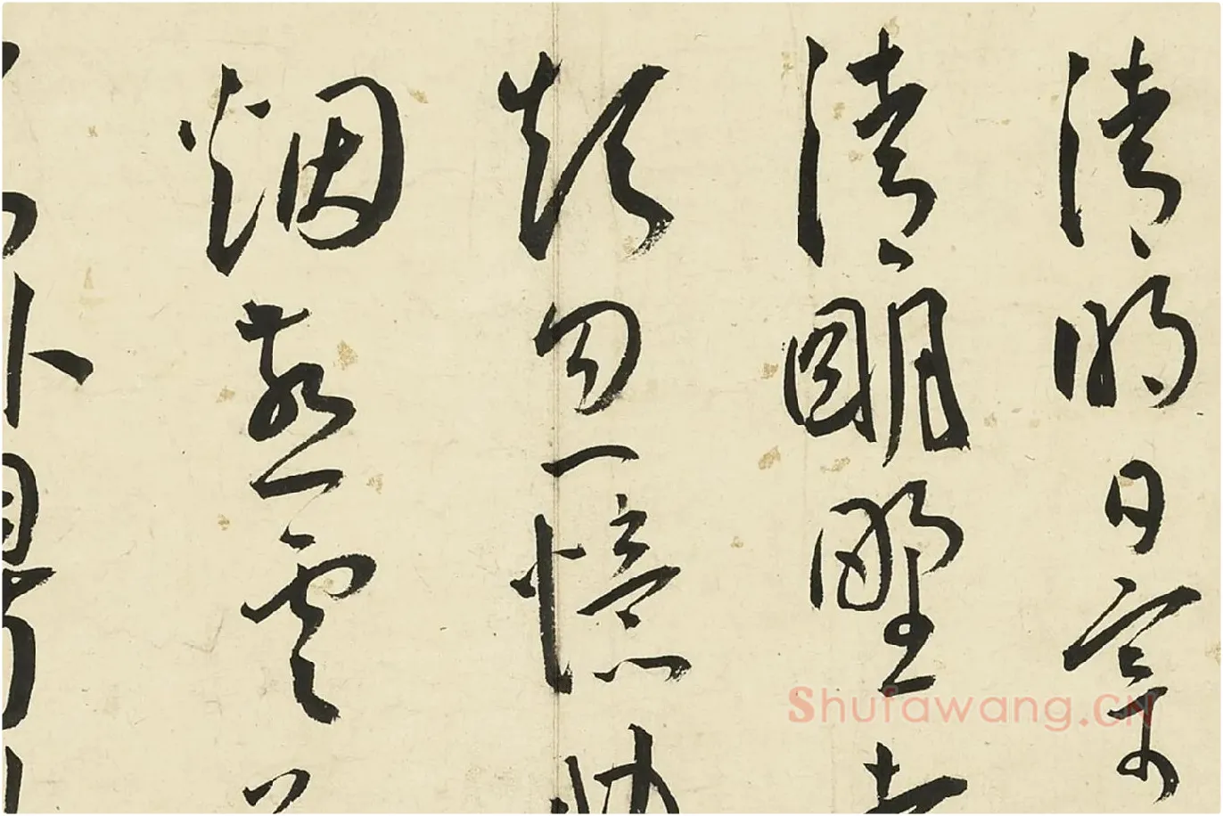 王宠草书《书杂诗册》局部 (5)