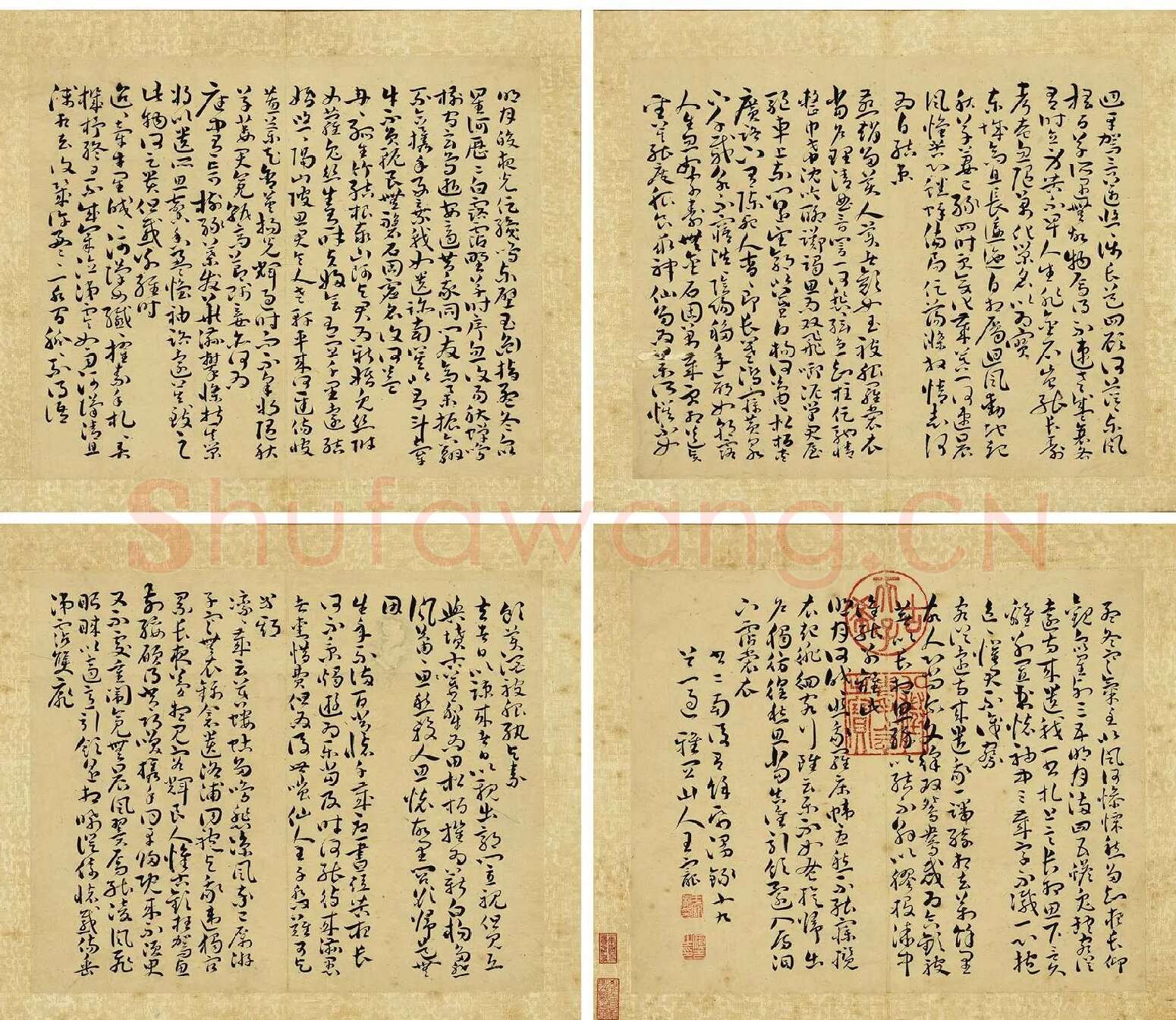 王宠真草书《书诗》册_04