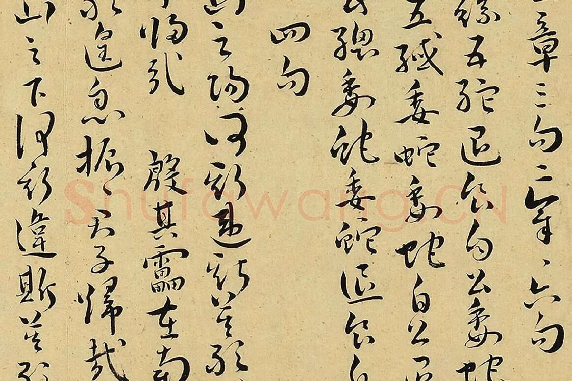 王宠真草书《书诗经二南古诗十九首》局部 (6)