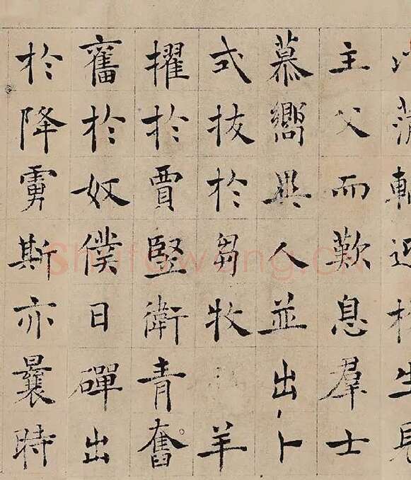褚遂良楷书《书倪宽传赞》_13