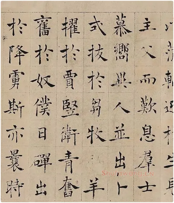 褚遂良楷书《书倪宽传赞》_13