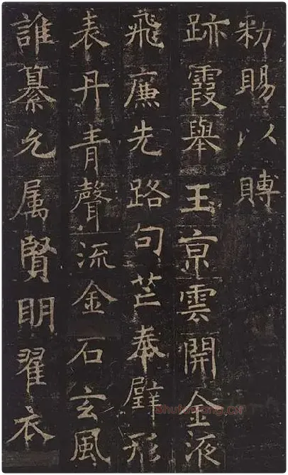 褚遂良楷书《孟法师碑》 (8)