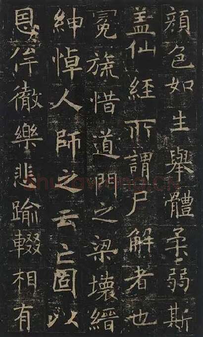 褚遂良楷书《孟法师碑》 (9)