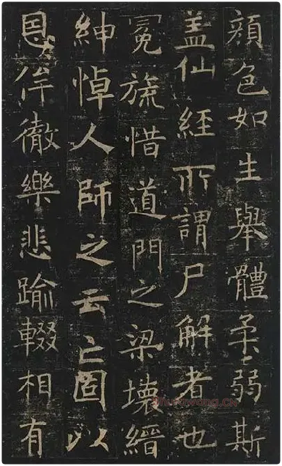 褚遂良楷书《孟法师碑》 (9)