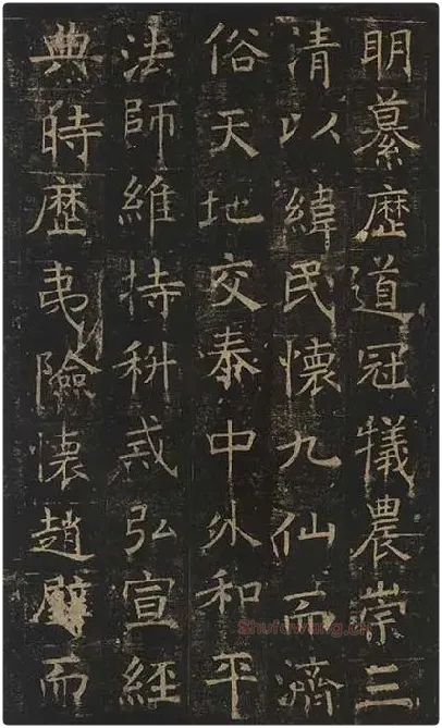 褚遂良楷书《孟法师碑》 (12)