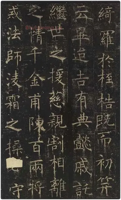褚遂良楷书《孟法师碑》 (18)