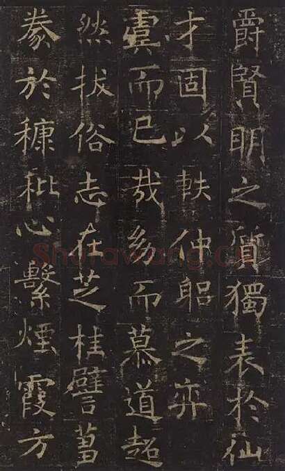 褚遂良楷书《孟法师碑》 (19)