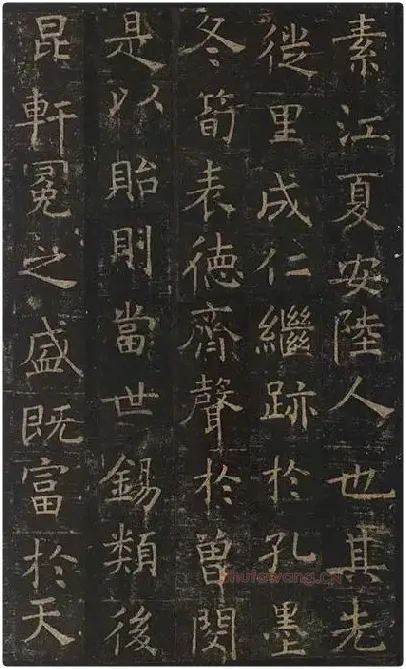 褚遂良楷书《孟法师碑》 (20)