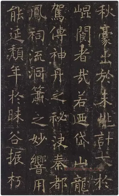 褚遂良楷书《孟法师碑》 (22)