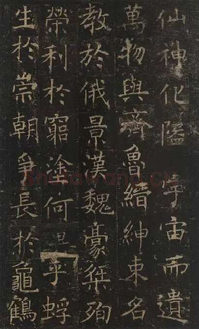 褚遂良楷书《孟法师碑》 (23)